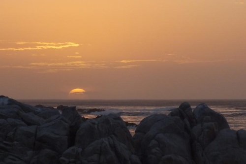 White Shark Guest House zonsondergang